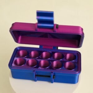 Case for 3ML Vial ” 10X 3ml “ blue / purple