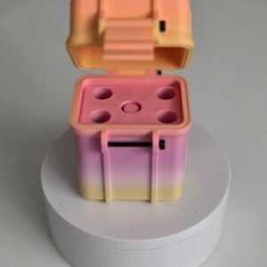 Case for 3ML Pen Cartridge with Purge ” 4 X 3ml “ Multi color